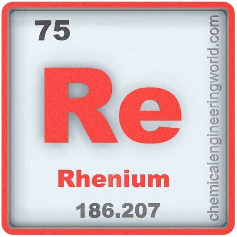 rhenium stab|Rhenium .